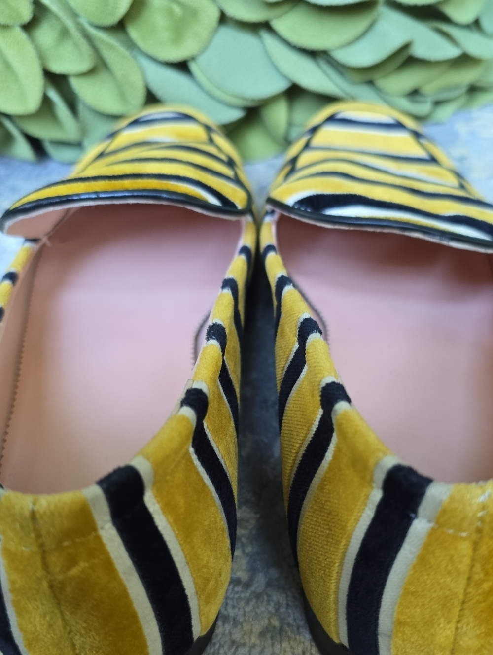 J.Crew Cecile Velvet Smoking Slippers Women's Size 8 - Picture 13 of 15